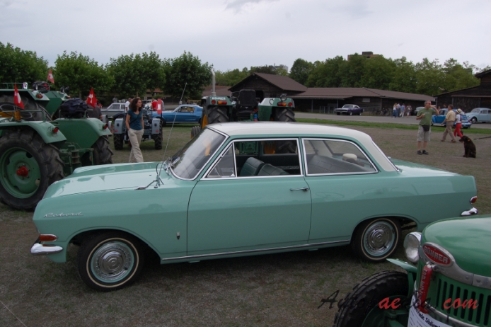 Opel Rekord 4th generation (Rekord A) 1963-1965 (1700 sedan 2d), left side view