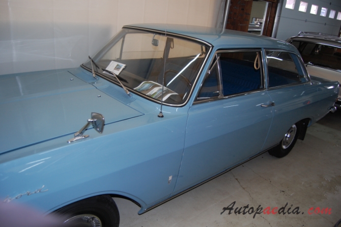 Opel Rekord 4th generation (Rekord A) 1963-1965 (1963 1700 sedan 2d), left side view