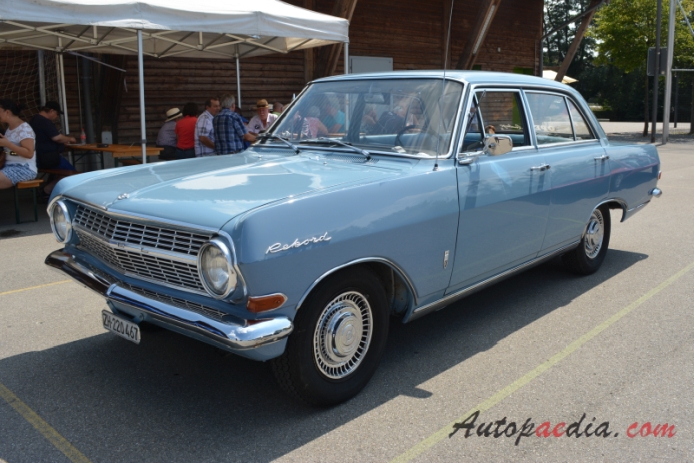 Opel Rekord 4th generation (Rekord A) 1963-1965 (1964-1965 Rekord 6 sedan 4d), left front view