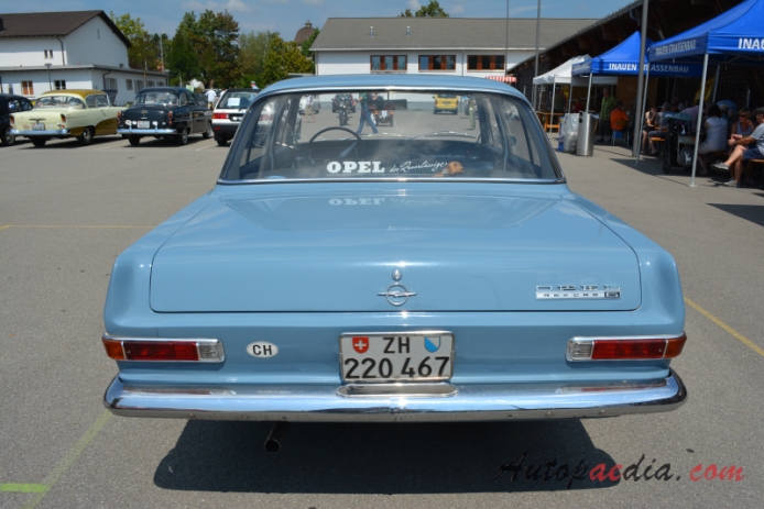 Opel Rekord 4th generation (Rekord A) 1963-1965 (1964-1965 Rekord 6 sedan 4d), rear view