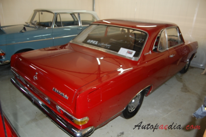 Opel Rekord 4th generation (Rekord A) 1963-1965 (1964 1700 hardtop Coupé 2d), right rear view