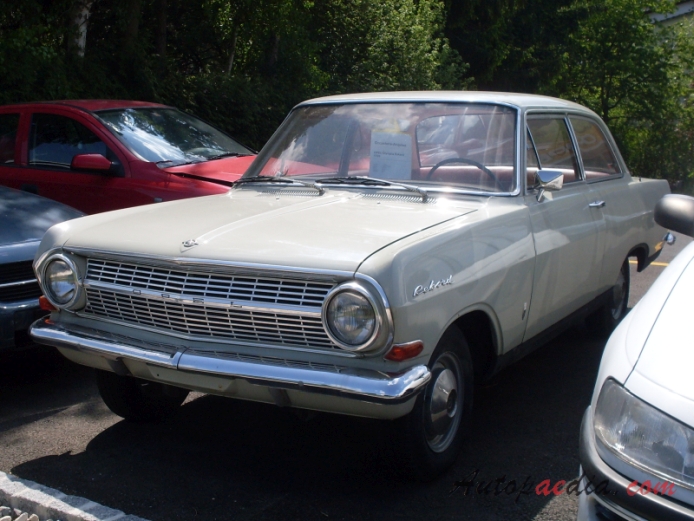 Opel Rekord 4th generation (Rekord A) 1963-1965 (1965 1700 sedan 2d), left front view