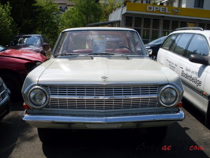 Opel Rekord 4th generation (Rekord A) 1963-1965 (1965 1700 sedan 2d), front view