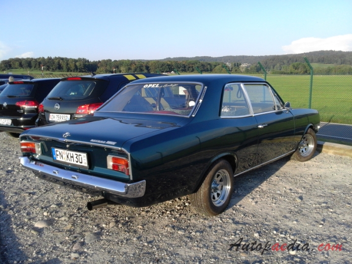 Opel Rekord 6th generation (Rekord C) 1967-1971 (1700 sedan 2d), right rear view