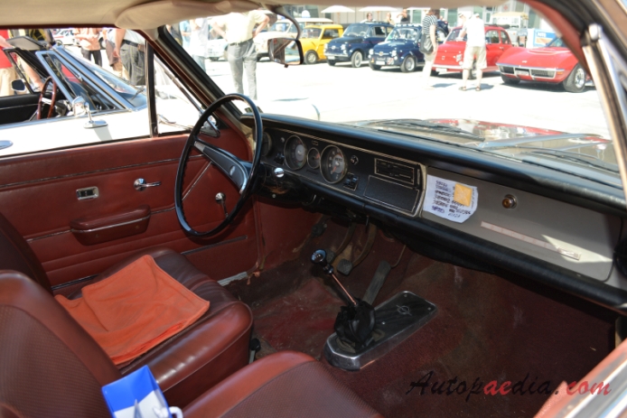 Opel Rekord 6th generation (Rekord C) 1967-1971 (1967-1968 Rekord 6L Coupé 2d), interior