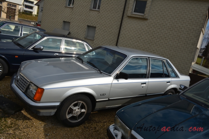 Opel Senator A 1978-1986 (1979 A 3000 E sedan 4d), left side view