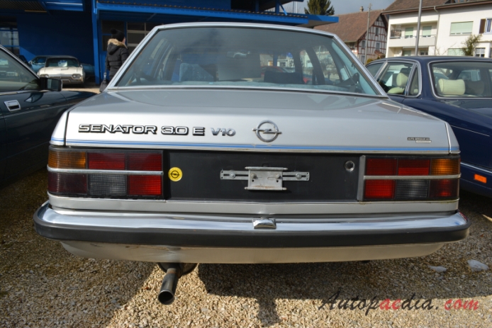 Opel Senator A 1978-1986 (1979 A 3000 E sedan 4d), rear view