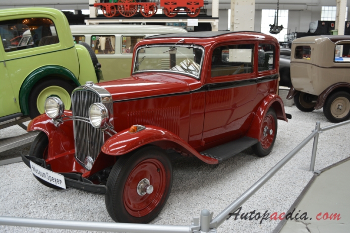 Opel 1.2 Liter 1931-1935 (1932 saloon 2d), left front view