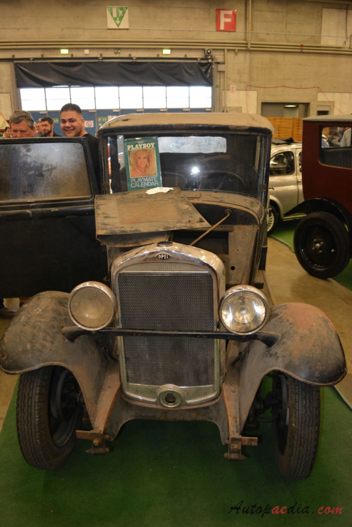 Opel 1.2 Liter 1931-1935 (saloon 2d), front view