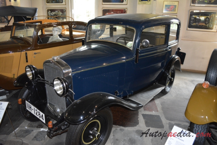 Opel 1.2 Liter 1931-1935 (saloon 2d), lewy przód