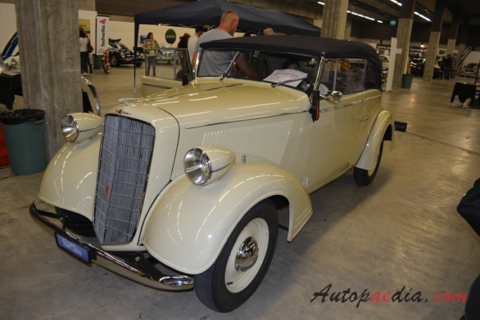 Opel 2 Liter (Opel 6) 1934-1937 (1935 convertible 2d), left front view