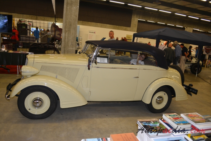 Opel 2 Liter (Opel 6) 1934-1937 (1935 convertible 2d), left side view