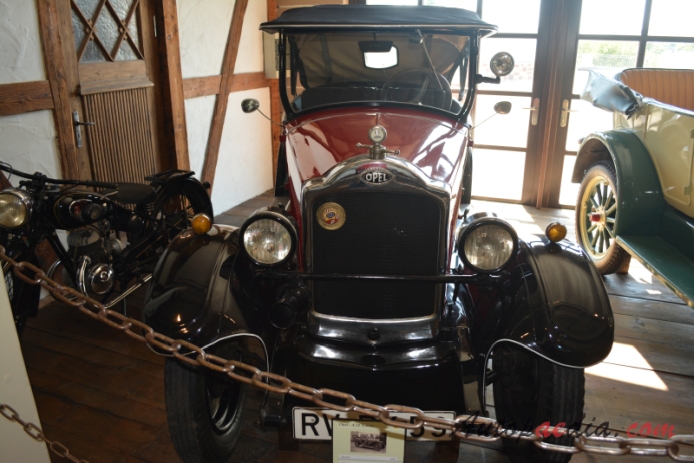 Opel 4PS Laubfrosch 1925-1930 (1928 Opel 4/20 tourer 2d), przód