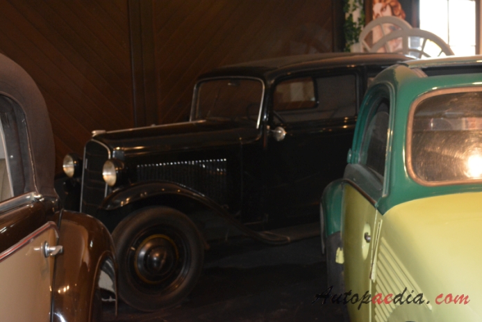Opel P4 1935-1937 (1937 saloon 2d), lewy przód