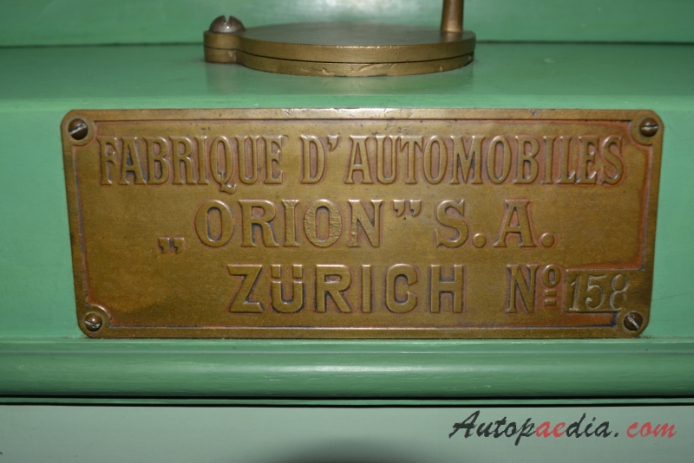 Orion Autobus 1899, detail  