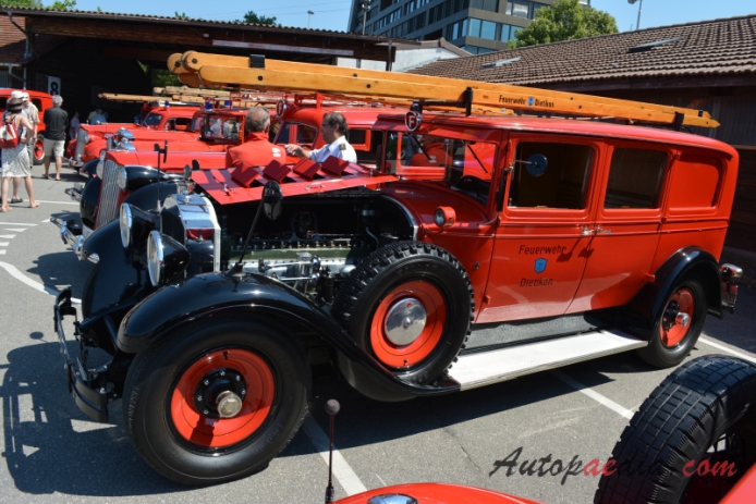 Packard Eight 1924-1951 (1924-1927 wóz strażacki), lewy bok