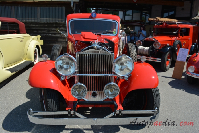 Packard Eight 1924-1951 (1928-1932 wóz strażacki), przód
