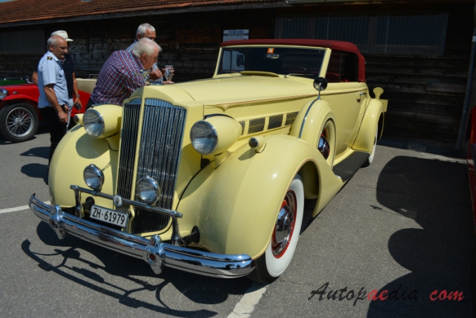 Packard Eight 1924-1951 (1937 Super Eight Speedster 2d), left front view