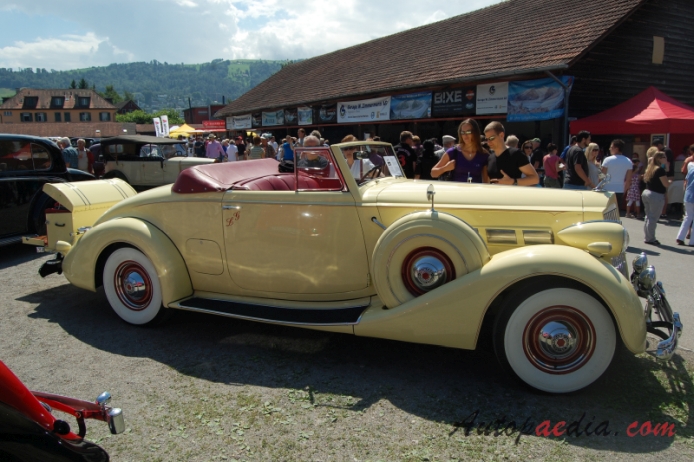 Packard Eight 1924-1951 (1937 Super Eight Speedster 2d), prawy bok