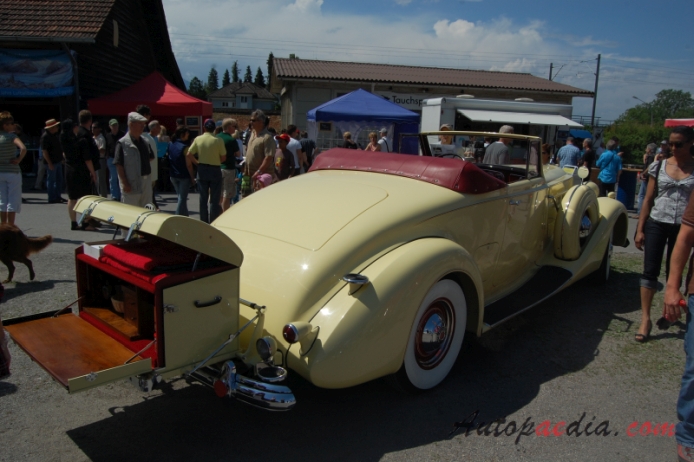Packard Eight 1924-1951 (1937 Super Eight Speedster 2d), right rear view