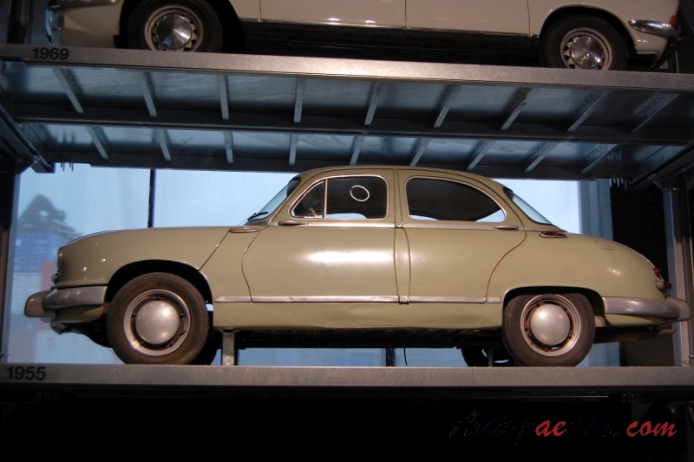 Panhard Dyna Z 1954-1959 (1955 Z1 berline 4d), left side view