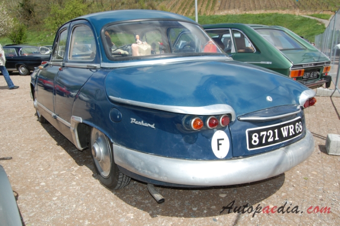 Panhard PL 17 1959-1965 (1960 PL 17 L1 sedan 4d),  left rear view