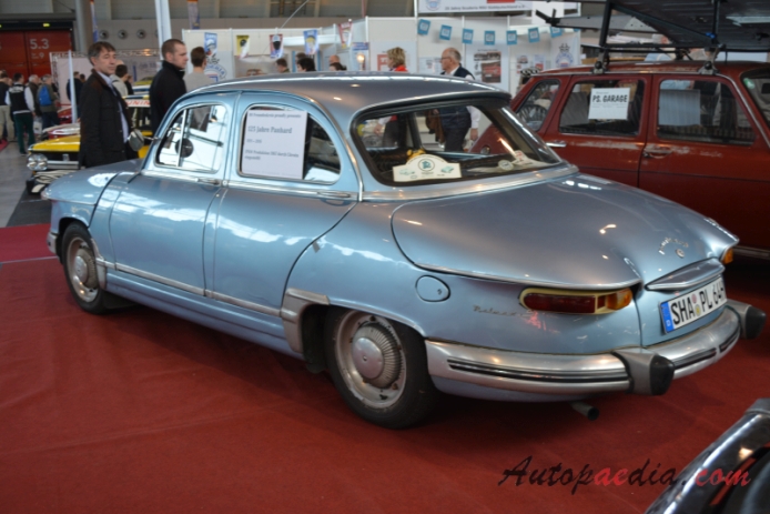 Panhard PL 17 1959-1965 (1964 17b sedan 4d),  left rear view