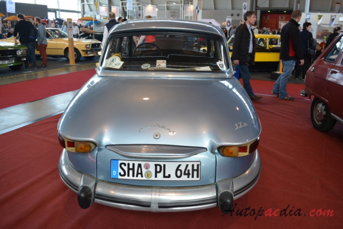 Panhard PL 17 1959-1965 (1964 17b sedan 4d), rear view
