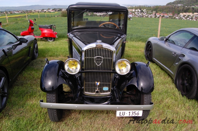 Peugeot 201 1929-1937 (1932 201 C saloon 4d), front view