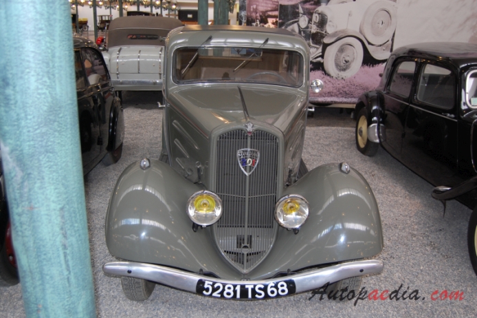 Peugeot 201 1929-1937 (1937 saloon 4d), przód