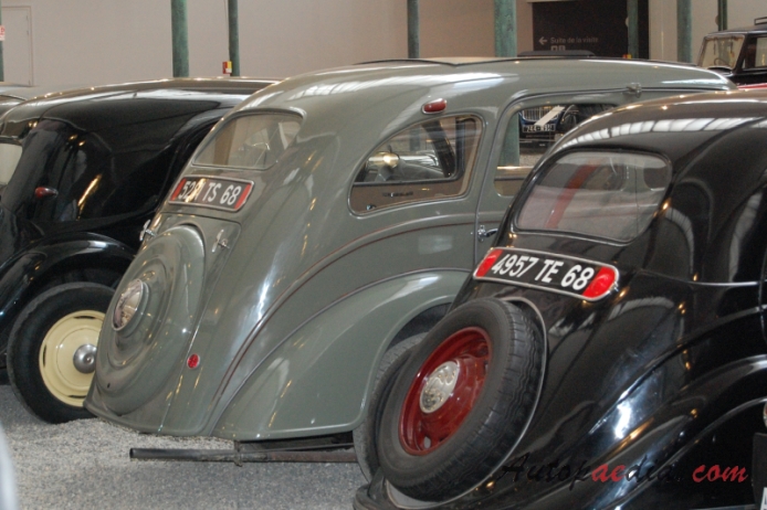 Peugeot 201 1929-1937 (1937 saloon 4d), prawy tył