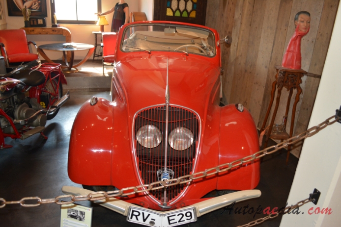 Peugeot 202 1938-1948 (1938 convertible Coupé 2d), przód