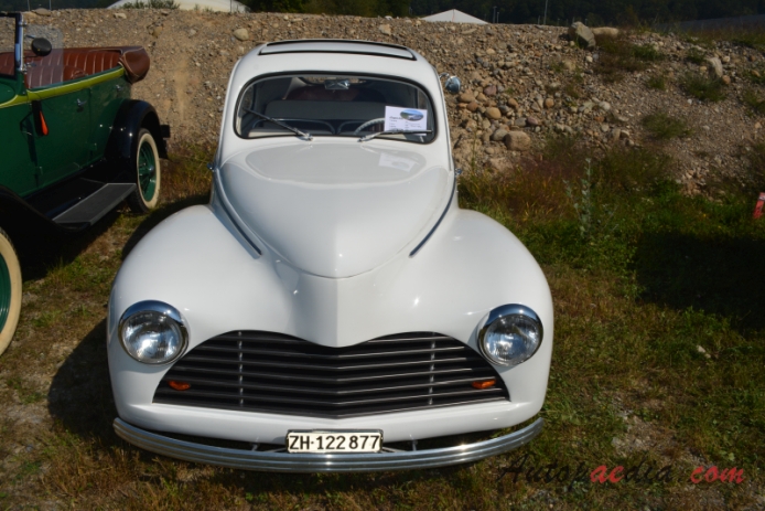 Peugeot 203 1948-1960 (1949 Peugeot 203a 1288ccm sedan 4d), front view