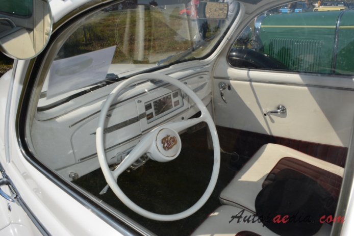 Peugeot 203 1948-1960 (1949 Peugeot 203a 1288ccm sedan 4d), wnętrze