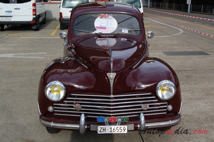 Peugeot 203 1948-1960 (1950 sedan 4d), front view