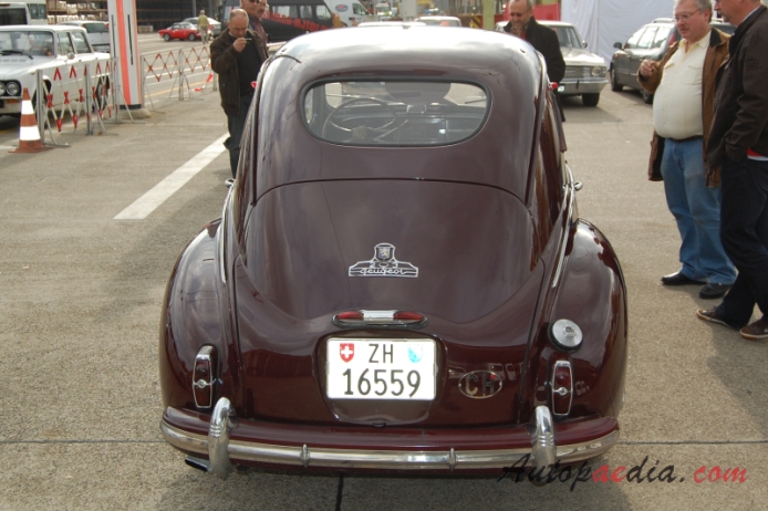 Peugeot 203 1948-1960 (1950 sedan 4d), rear view