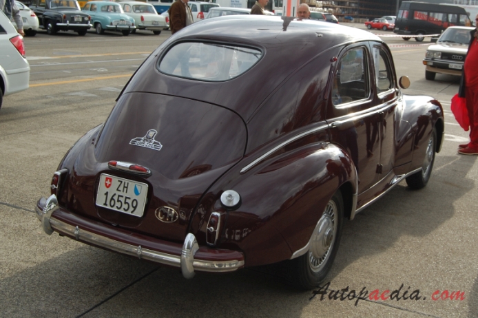 Peugeot 203 1948-1960 (1950 sedan 4d), right rear view