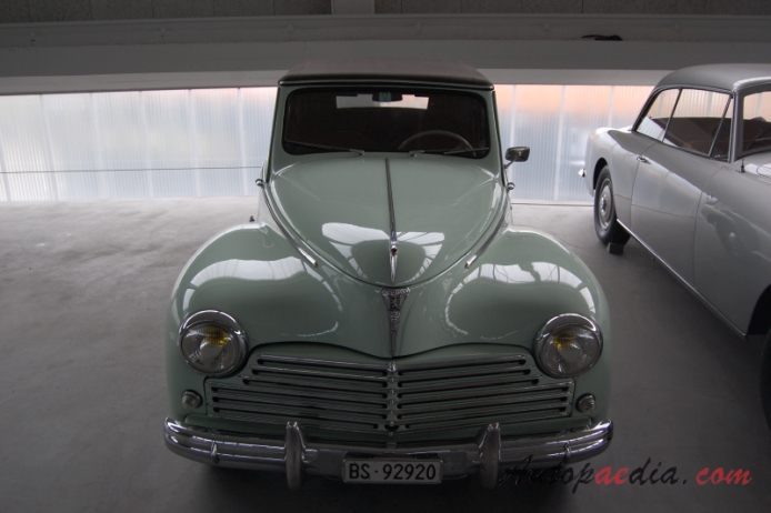 Peugeot 203 1948-1960 (1952-1956 cabriolet 2d), front view