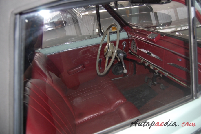 Peugeot 203 1948-1960 (1952-1956 cabriolet 2d), interior