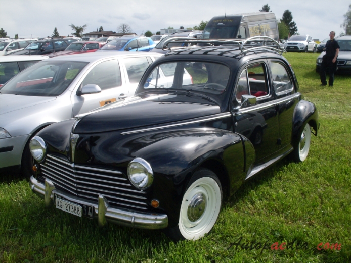 Peugeot 203 1948-1960 (1952-1960 sedan 4d), left front view