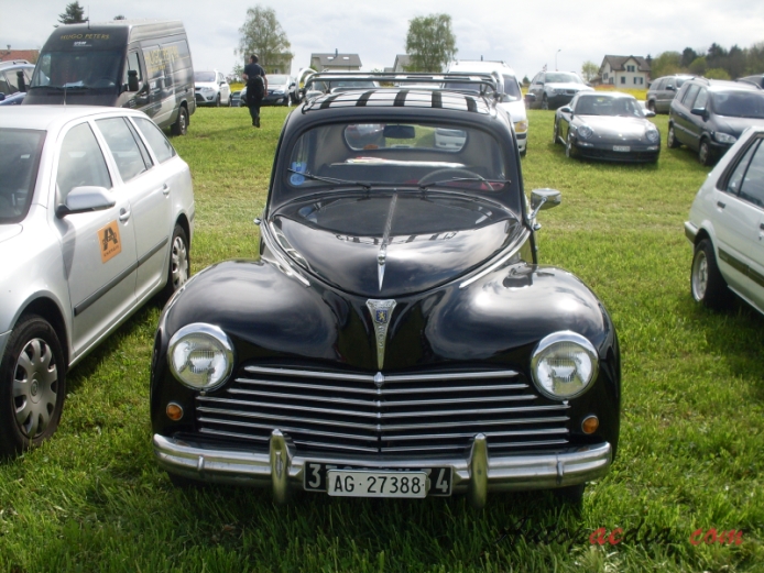 Peugeot 203 1948-1960 (1952-1960 sedan 4d), front view