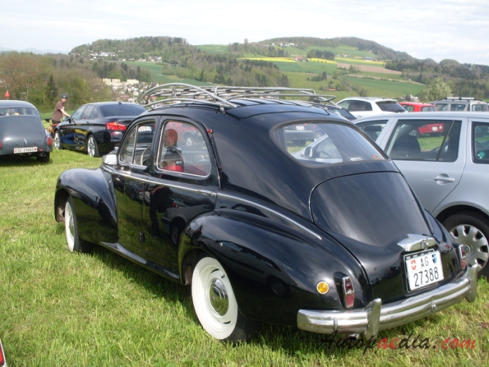 Peugeot 203 1948-1960 (1952-1960 sedan 4d),  left rear view