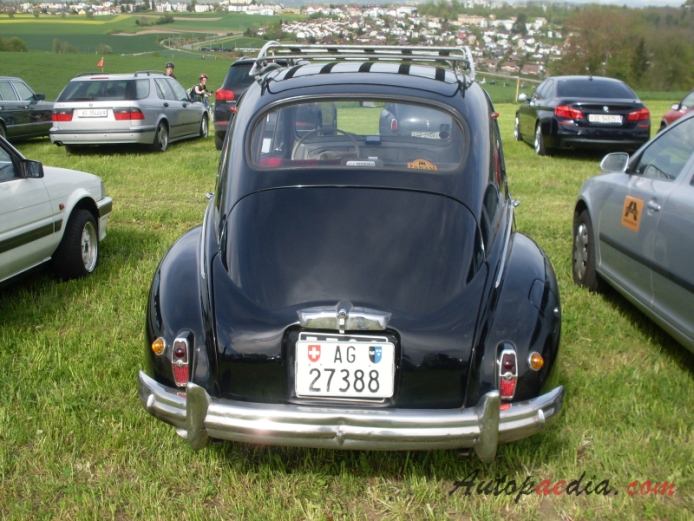 Peugeot 203 1948-1960 (1952-1960 sedan 4d), rear view