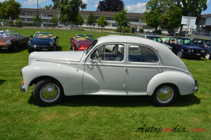 Peugeot 203 1948-1960 (1952-1960 sedan 4d), left side view