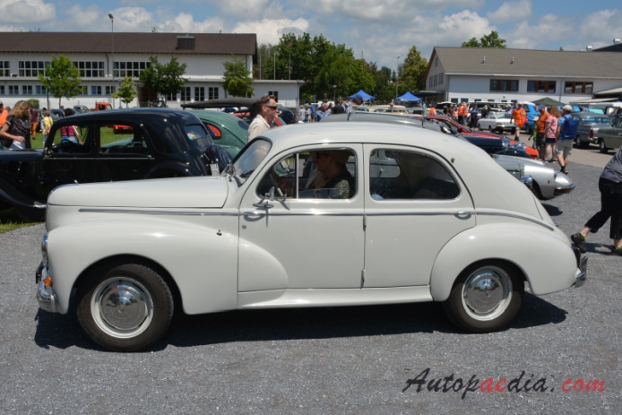 Peugeot 203 1948-1960 (1952-1960 sedan 4d), left side view