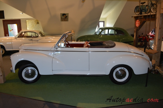 Peugeot 203 1948-1960 (1954 cabriolet 2d), left side view