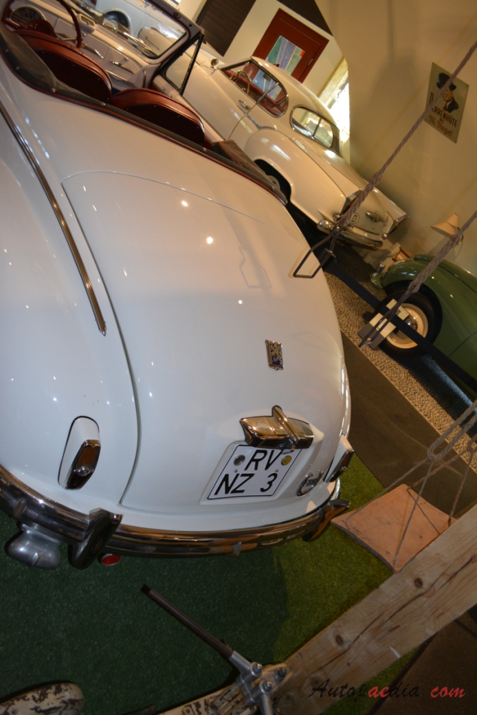 Peugeot 203 1948-1960 (1954 cabriolet 2d), rear view