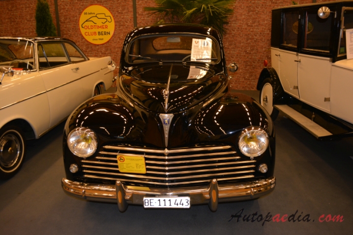 Peugeot 203 1948-1960 (1954 sedan 4d), front view