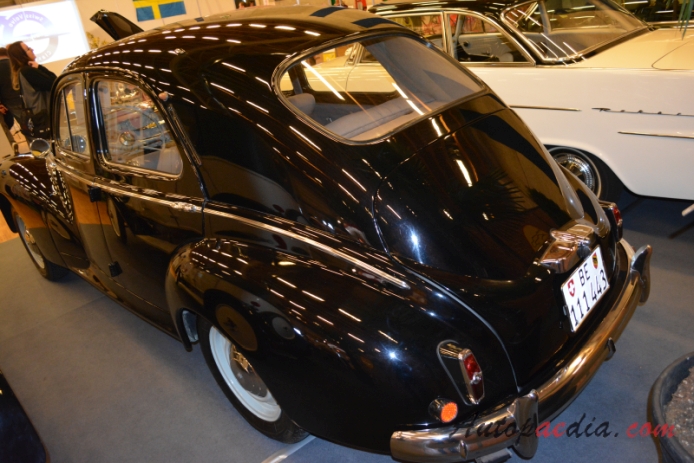 Peugeot 203 1948-1960 (1954 sedan 4d),  left rear view