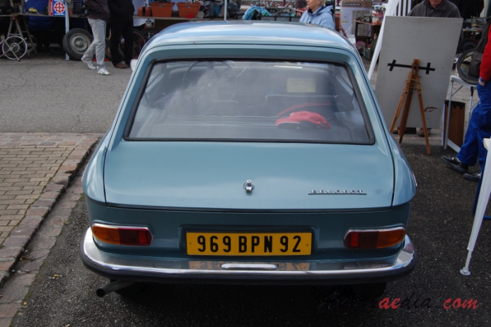 Peugeot 204 1965-1976 (1966-1969 Coupé 2d), tył